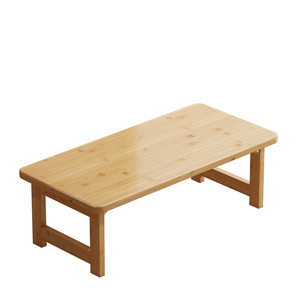 <b>Bamboo</b> Folding Coffee <b>Table</b> Minimalist Design For Tatami Bay Window Balcony Use - Product Image 5