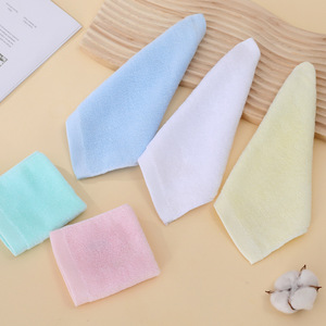 Serviettes de toilette pour enfants en coton super doux de qualité supérieure, haute absorption, petite <span class=keywords><strong>serviette</strong></span> carrée pour la <span class=keywords><strong>maternelle</strong></span> et l'école - Product Image 3
