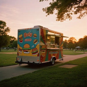 2025 Truck Full Trailer Food Hot Dog <b>Cart</b> With <b>Kitchen</b> Equipment - Product Image 1