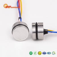 Capteur de pression sanitaire WTsensor PC10P, qualité alimentaire, hygiénique, pour lait, bière, liquides, en acier inoxydable, à cellule isolée remplie d'huile, SS