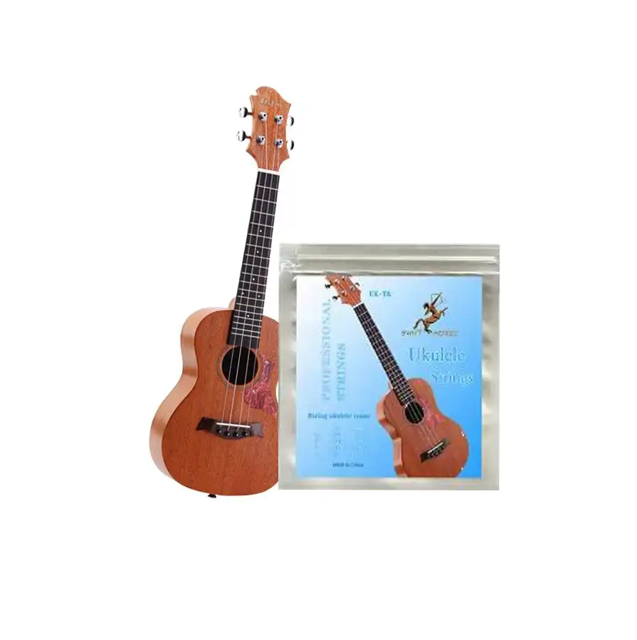 Sıcak satış ucuz toptan gitar teli Ukulele dize naylon 4-String yüksek kalite enstrüman aksesuarları