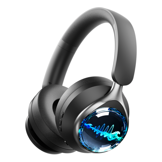 Bluetooth 6.0 Over Ear Wireless Headphones ANC HiFi Stereo Foldable Deep Bass 40H Playtime Low Latency Music Gaming Headset