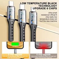 Logo OEM d'usine 3 en 1 Multi Nylon Multiple Chargement 3 en 1 Câble de données Câble de chargeur USB rapide pour Iphone pour Samsung