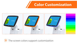 ZHONGJI Imprimante d'étiquettes à reconnaissance <span class=keywords><strong>automatique</strong></span> à écran large de 15 pouces <span class=keywords><strong>Caisse</strong></span> enregistreuse POS avec échelle d'étiquette - Product Image 5