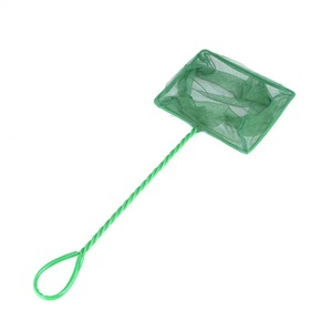 Filet de pêche pour <span class=keywords><strong>aquarium</strong></span> de qualité supérieure, design rond et carré, plastique vert + fil de fer, accessoires pour <span class=keywords><strong>aquarium</strong></span>, filet de pêche - Product Image 5