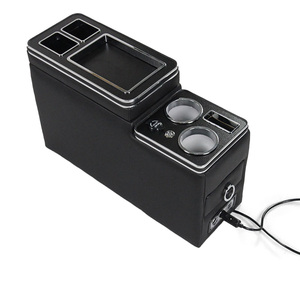Boîte de rangement multifonctionnelle pour voiture M4 avec lumière LED pour fourgonnette - Product Image 4