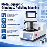 Polisseuse à écran tactile PLC pour échantillons métallographiques, équipement de laboratoire
