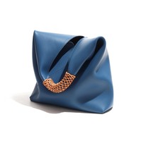 Sac fourre-tout de luxe moderne en cuir véritable pour femme, style porté main et épaule, grande capacité, nouveau design minimaliste