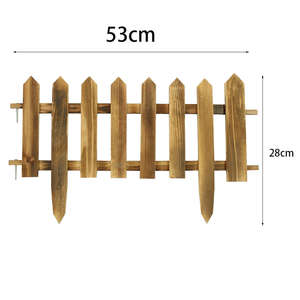Valla de madera para fuego de Winslow & <span class=keywords><strong>Ross</strong></span>, superficie de jardín, cerca de patio trasero de carbonización - Product Image 4