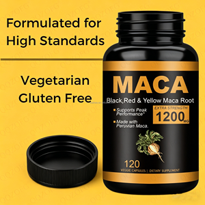 Cápsulas de Raíz de Maca Premium 3 <span class=keywords><strong>en</strong></span> <span class=keywords><strong>1</strong></span>, 1200 mg, Maca Peruana Negra, <span class=keywords><strong>Roja</strong></span> y Amarilla para un Rendimiento y Vitalidad Óptimos, 120 Cápsulas Vegetales - Product Image 6