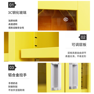 Safety Helmet <b>Storage</b> <b>Cabinet</b> Cold Rolled Steel <b>Lockable</b> Modern Minimalist Style Warehouse <b>Storage</b> <b>Cabinet</b> - Product Image 3