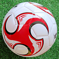 Ballons de football en stock, ballon de football en mousse PVC, taille standard 5, pour la promotion