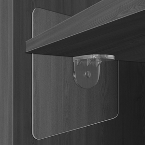 Bền thiệt hại miễn phí Hỗ trợ móc tự dính rõ ràng móc nhựa cho tủ quần áo lưu trữ tủ - Product Image 2