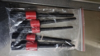 Ensemble de 5 brosses de nettoyage automobile pour le detailing, le nettoyage du tableau de bord, des sorties d'air, des outils de nettoyage, des accessoires de lavage de voiture