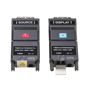 1920*1200@60Hz <strong>DVI</strong> to Fiber Converter up to 2KM Single Mode 2 Core 2KM <strong>DVI</strong> Fiber <strong>Transmitter</strong> and <strong>Receiver</strong> - Product Image 2