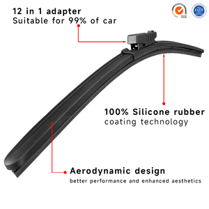Essuie-glace multifonction Cleanbro avec design sans cadre pour un fonctionnement silencieux pour benz et bmw, lames d'essuie-glace en silicone souple - Product Image 3