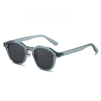 Lunettes de soleil polarisées pour femmes hommes TR90 carré polygone Vintage lunettes de soleil avec cadre épais marque de luxe Design rétro lunettes