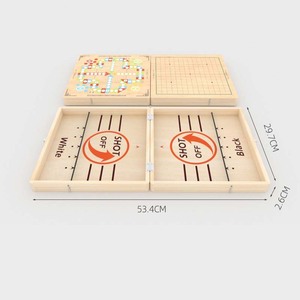 Juego de Ajedrez de Madera Interactivo Personalizable de Primera Calidad, Juego Educativo de Ritmo Rápido para Dos Jugadores, Juguete de Mesa para Batallas, Juego Familiar para la Noche, para Padres - Product Image 4