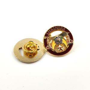 工厂供应Shriner共济会共济会抛光镀金金属定制设计 - Product Image 6