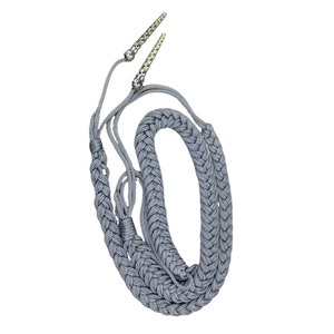 Factory Made High Quality Ceremonial 100% Polyester Double <b>Braided</b> Eco-Friendly Uniform Shoulder <b>Cord</b> - Product Image 5