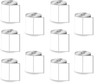 Rollo pequeño núcleo etiqueta térmica etiqueta de papel de 30x40 portátil de mano impresora <span class=keywords><strong>ropa</strong></span> supermercado precio auto-adhesivo Etiqueta de código de barras - Product Image 5