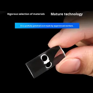 Hao Xuan Quartz Quadrado Prisma Perfurado Alta Precisão Resistente A Alta Temperatura ODM Instrumentos Científicos Personalizados 1 Ano - Product Image 4