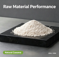 Litière pour chat 100% naturelle en tapioca, ultra faible dispersion, agglomérante, contrôle des odeurs, faible émission de poussière, fournisseur de premier plan pour animaleries