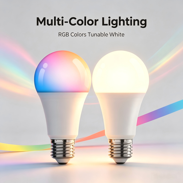 Smart WiFi LED Bulb E27 RGBW Multi-Color Tunable White APP Control Home Ambient Lighting