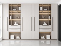 Armoire coulissante moderne pour chambre à coucher, meubles de dressing, armoire en bois