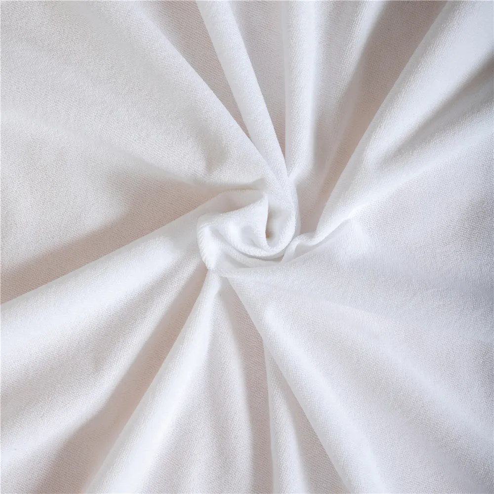 Tissu revêtu de Polyester, protecteur de matelas imperméable, étoffe 1 mètre, demetextile