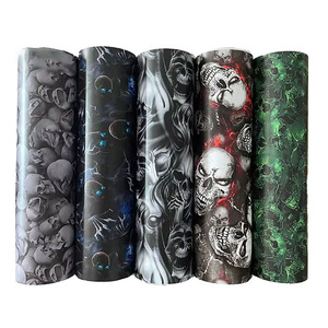 PPF auto-cicatrisant crâne autocollant de conception de voiture couleur changement Film <span class=keywords><strong>camouflage</strong></span> moto accessoires de voiture pour carrosserie vente en gros - Product Image 1