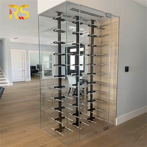 Porte-bouteille de <span class=keywords><strong>vin</strong></span> moderne, présentoir du sol au plafond, <span class=keywords><strong>étagère</strong></span> flottante décorative <span class=keywords><strong>pour</strong></span> <span class=keywords><strong>cave</strong></span> <span class=keywords><strong>à</strong></span> <span class=keywords><strong>vin</strong></span>, <span class=keywords><strong>étagère</strong></span> <span class=keywords><strong>pour</strong></span> le salon - Product Image 2