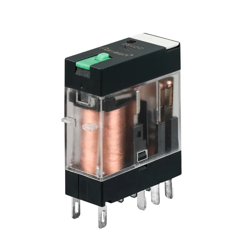 AS14F-LS 2Z 2H Relais 12A Mini-Spannungsstecker 12VDC Relais 220V AC DC 24V allgemein einsetzbare elektrische 8-Pin-Relais