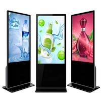 Máquina de Publicidad con Pantalla Dividida 4K HD, Señalización LCD de Pie con Control Remoto Android para Tiendas