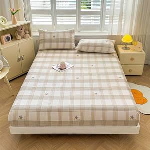 Lot de 3 draps-housses imprimés 100 % coton, respirants, élastiques, doux pour la peau, 200 fils, pour la maison, l'hôtel, l'hôpital - Product Image 6