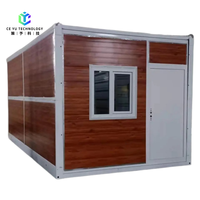 Maison conteneur préfabriquée modulaire pliable de 20 pieds, haute qualité, faible coût, design moderne pour logement temporaire, bureau, hôtel et salle de sport