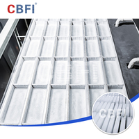 Bloque de Hielo Grande de Aluminio con Enfriamiento por Agua/Aire, de Alta Capacidad y Ahorro de Energía, con Motor PLC Industrial, de Fábrica en Guangzhou