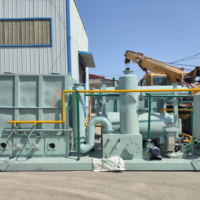 2000 litres par jour capacité de travail de l'usine de distillation à petite échelle mini raffinerie d'huile moteur usagée à vendre