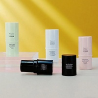 En stock – Contenant de déodorant noir, blanc, rose, vert, 6g, tube rond pour fond de teint, correcteur, baume à lèvres pour emballage cosmétique
