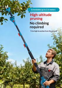 Perche télescopique multifonctionnelle rechargeable pour l'élagage des hautes branches, compatible avec les scies/ciseaux à branches hautes - Vente en gros - Product Image 2
