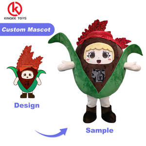 Kinqee Fantasia de mascote inflável para adultos, fantasia de personagem de desenho animado unissex personalizada para cosplay - Product Image 5