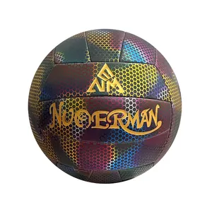 Soft Leather Air Volleyball Wholesale Sport Luminous Glowing Balls Match Glow In The Dark Volleyball