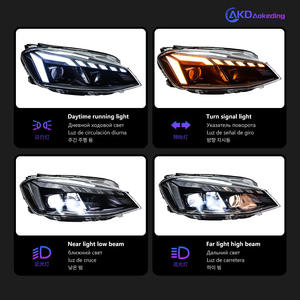 Conjunto de Faro de lente de luz dual de Dirección de Agua LED especialmente diseñado para 13-17 Golf 7 RS5 modelos delanteros para automóviles VW - Product Image 5