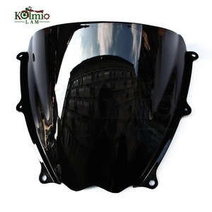 Motorcycle Windshield Double Bubble Windscreen Wind Deflector For Suzuki Gsxr1300 Hayabusa Gsxr600 Gsxr750 Gsxr1000 Sv650 Tl1000r Gsx S 1000f Gsxr250r Gsx R 600 750 1000 1300 5e5caa536c363c75e75bec97