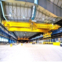 Pont roulant à double poutre de type QC, robuste, 40 tonnes, avec aimant, pour le levage de barres