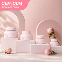 Pots de gel UV populaires 5g 15g 30g 50g avec couvercle à clapet, pots vides pour gel UV de construction, conteneur cosmétique personnalisé OEM/ODM pour ongles
