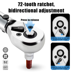 Chiave Dinamometrica a Regolazione Rapida per Regolazione Valvole Motore, Set Professionale di Chiavi Regolabili - Product Image 3