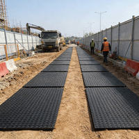 Tapis de sol léger en PEHD 4x8 pieds pour aménagement paysager et protection des terrains de golf, plaque d'accès haute résistance, vente en gros