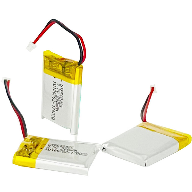 Custom 3.7V Ultra-Thin Pouch Lithium Ion MP3 Bluetooth Speaker Battery 200mAh 230mAh Lipo Battery
