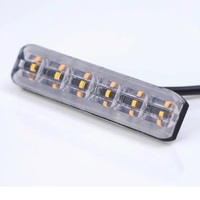 Nueva ambulancia todoterreno 12V ámbar lámpara intermitente camión motocicleta tráfico emergencia Led luz estroboscópica parrilla con Base suave de goma